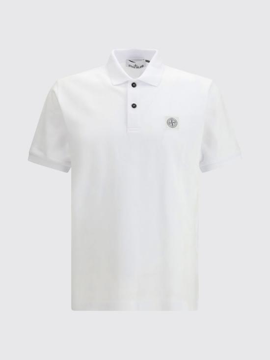 26SS 스톤 아일랜드 폴로 티셔츠 2200011S0039 V0001 White - STONE ISLAND