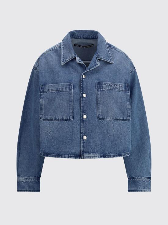 26SS 알렉산더 왕 셔츠 4DC1261976 400C Denim - ALEXANDER WANG