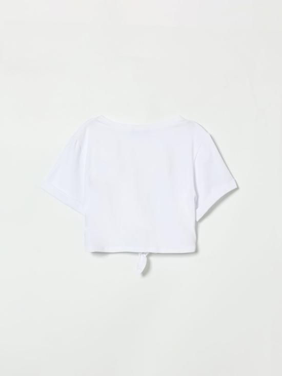 26SS [키즈] 에르마노 설비노 티셔츠 Z1G6097201 0099 White - ERMANNO SCERVINO