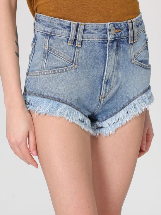 26SS 이자벨마랑 숏팬츠 SH0283FAD1H02I 30LU Gnawed Blue - ISABEL MARANT