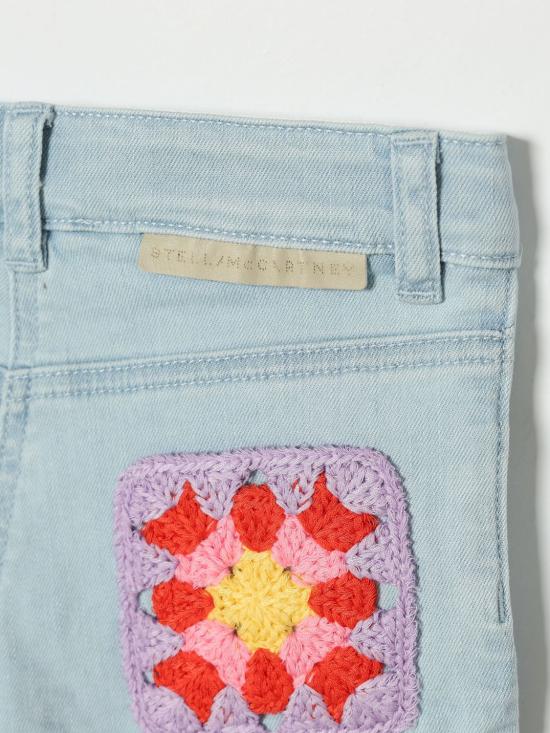 26SS [키즈] 스텔라 맥카트니 쇼츠/버뮤다 TY6A39Z0153 600 Denim - STELLA MCCARTNEY
