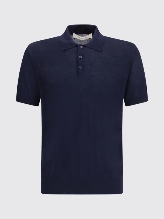 26SS 골든구스 폴로 티셔츠 GMP01412P001041 50501 Navy - GOLDEN GOOSE