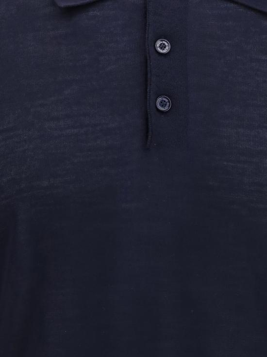 26SS 골든구스 폴로 티셔츠 GMP01412P001041 50501 Navy - GOLDEN GOOSE