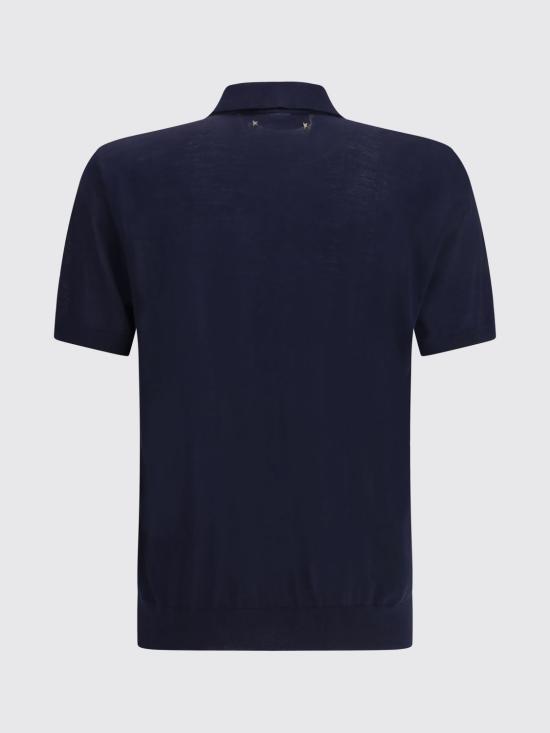 26SS 골든구스 폴로 티셔츠 GMP01412P001041 50501 Navy - GOLDEN GOOSE