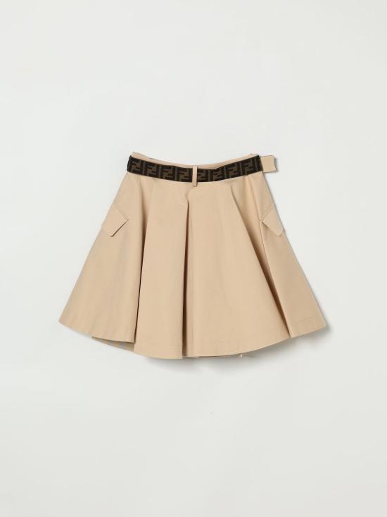 26SS [키즈] 펜디 스커트 JFE196AS5Y F1P2N Beige - FENDI