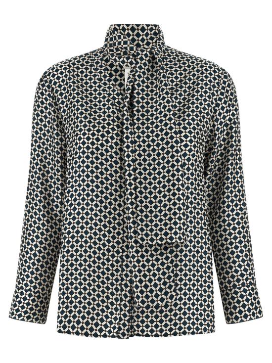 26SS 에스막스마라 블라우스 2619111031600 002 Blu beige