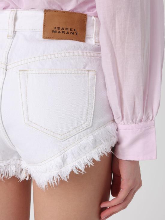 26SS 이자벨마랑 숏팬츠 SH0283FAD1H02I 20WH White - ISABEL MARANT