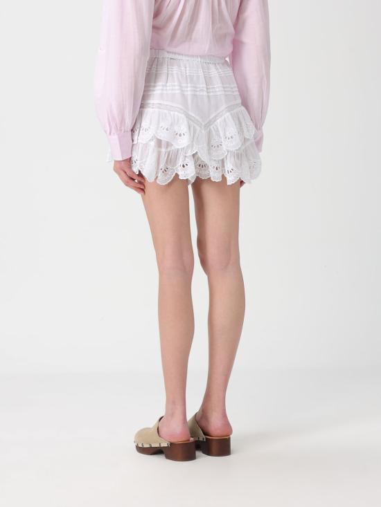 26SS 이자벨마랑에뚜왈 숏 스커트 SH0021FED1J05E 20WH White - ISABEL MARANT ETOILE