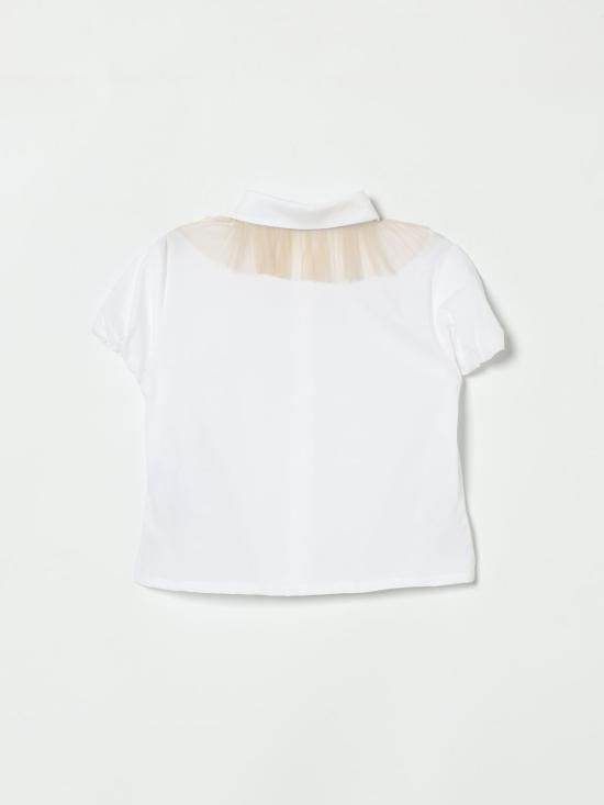 26SS [키즈] 모나리자 셔츠 17G3007153 9903 White - MONNALISA