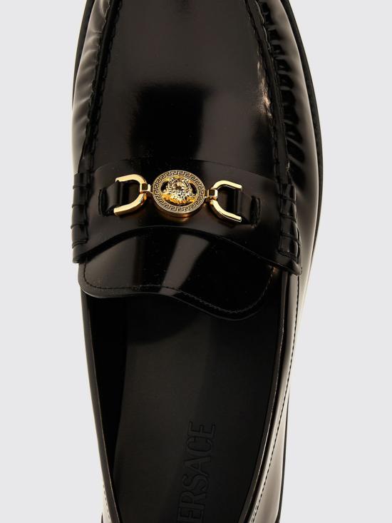 26SS 베르사체 로퍼 10135921A09912 1B00V Black - VERSACE