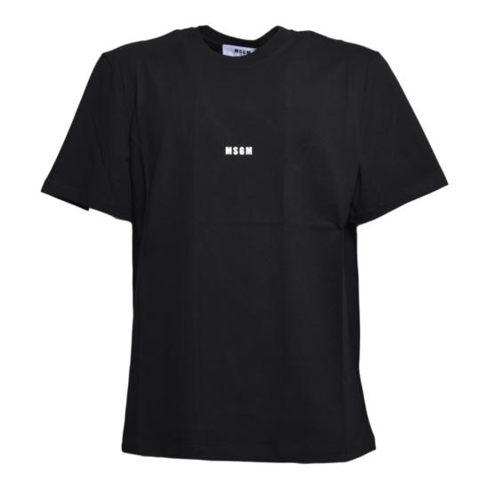 26SS 엠에스지엠 반팔 티셔츠 2000MM500200002 99 Nero