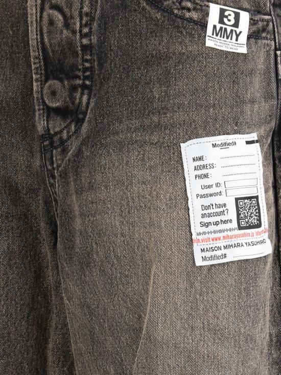 26SS 메종 미하라 야스히로 데님 팬츠 K15PT343 Black - MAISON MIHARA YASUHIRO