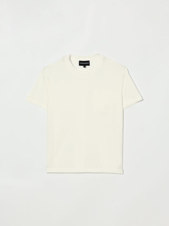 26SS [키즈] 엠포리오 아르마니 티셔츠 EB001318AF21808 U0003 White
