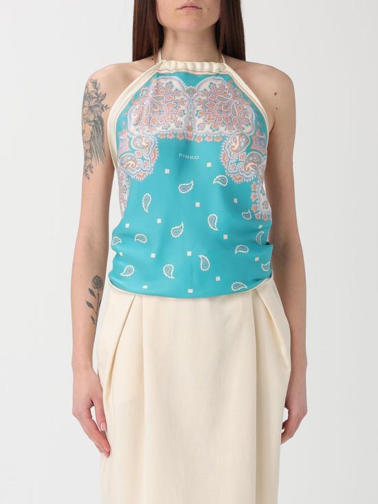 26SS 핑코 민소매 티셔츠 106732A38G SZ4 Multicolor