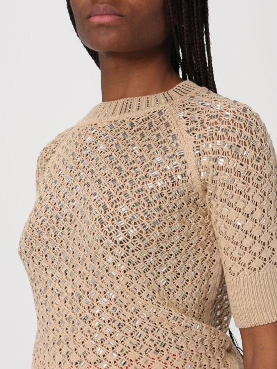 26SS 에르마노 설비노 스웨터 D485L317CTYLE 61324 Nude - ERMANNO SCERVINO