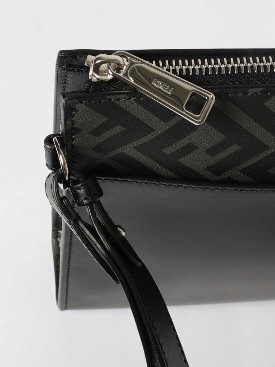 26SS 펜디 FF 스퀘어 파우치 7VA491AJF0 F0GXN Black - FENDI