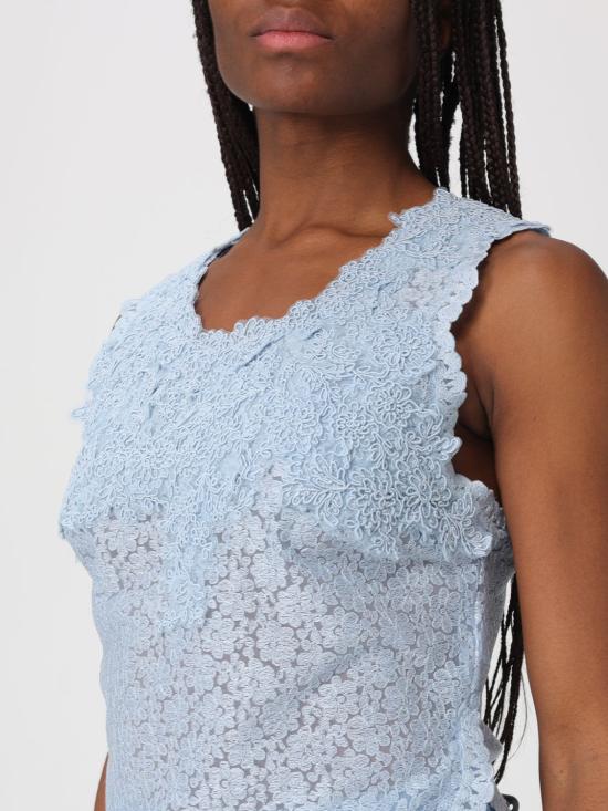 26SS 에르마노 설비노 민소매 티셔츠 D482L331APEQV 54030 Red - ERMANNO SCERVINO