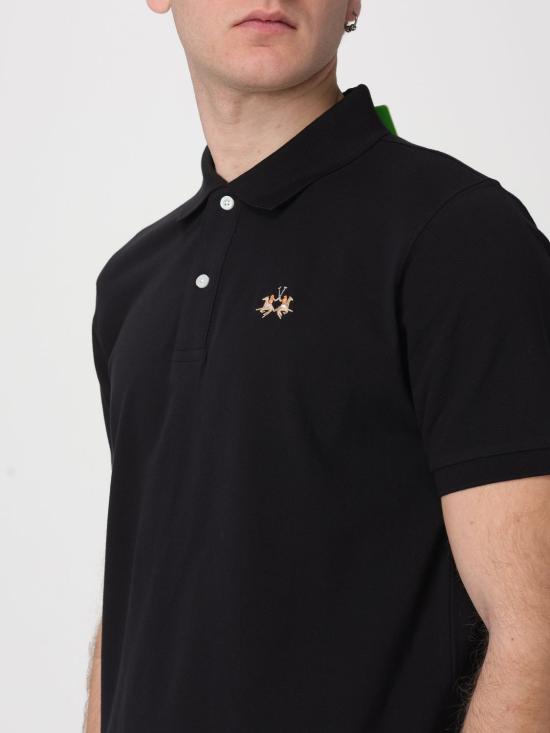 26SS 라 마티나 폴로 티셔츠 CCMP12PK001 09999 Black - LA MARTINA