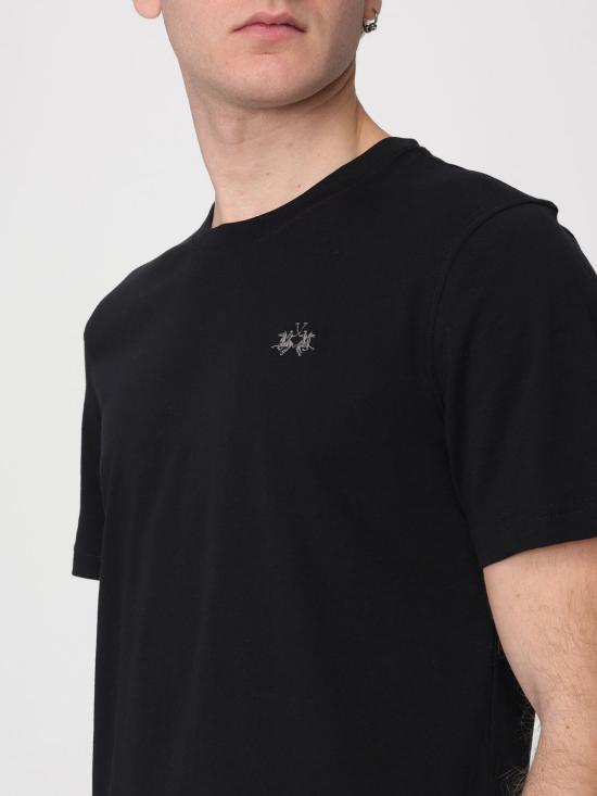 26SS 라 마티나 반팔 티셔츠 CCMR14JS388 09999 Black - LA MARTINA