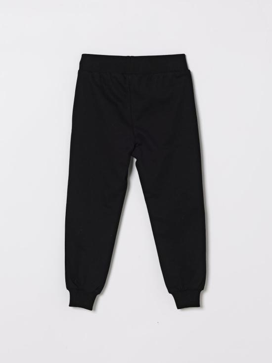 26SS [키즈] 모스키노 트레이닝/조거 팬츠 HUP091LCA19 60100 Black - MOSCHINO
