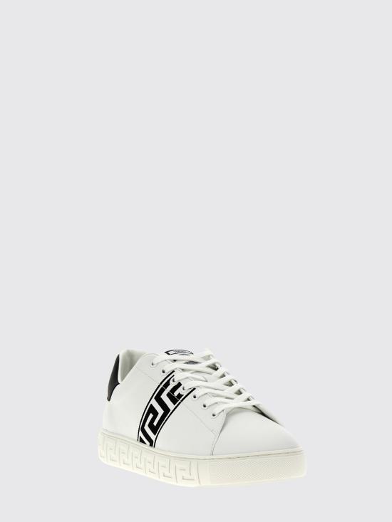 26SS 베르사체 그레카 로고 스니커즈 10144601A00776 2W020 White - VERSACE