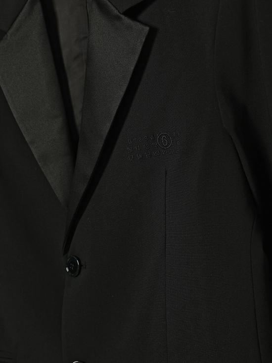 26SS [키즈] MM6 메종마르지엘라 캐주얼 자켓 M60932MM05G M6900 Black - MM6 MAISON MARGIELA