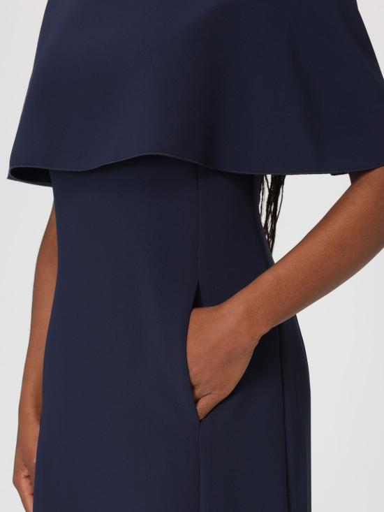 26SS 리비아나 콘티 롱 원피스 F6SV64 N08 0 Blue - LIVIANA CONTI