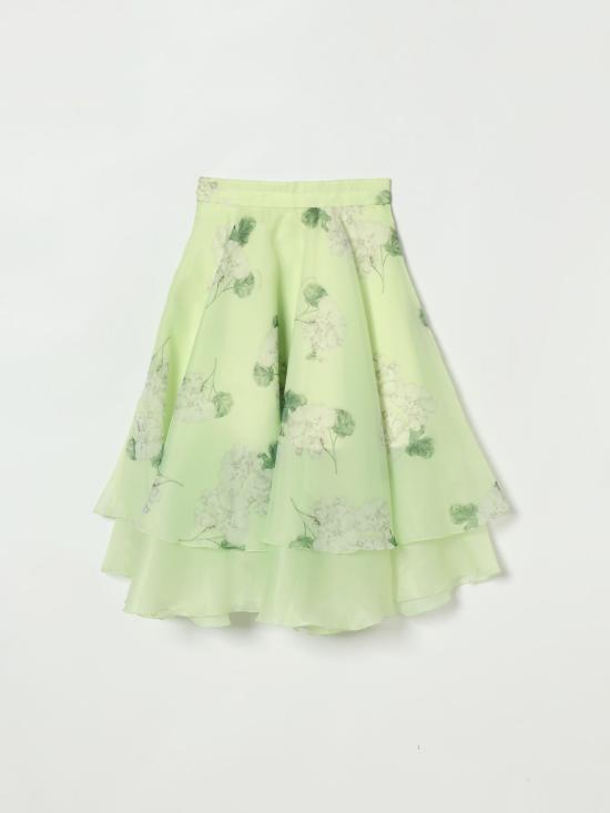 26SS [키즈] 모나리자 스커트 71G7027652 0020 Green - MONNALISA