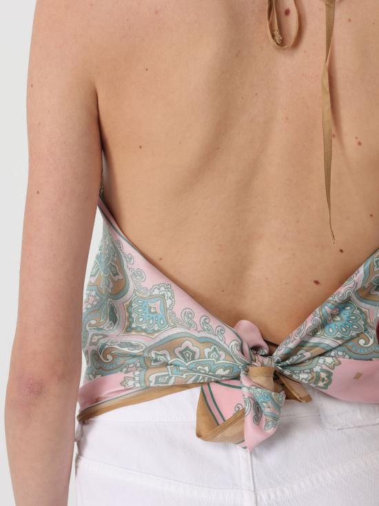 26SS 핑코 민소매 티셔츠 106732A38G NL4 Pink - PINKO