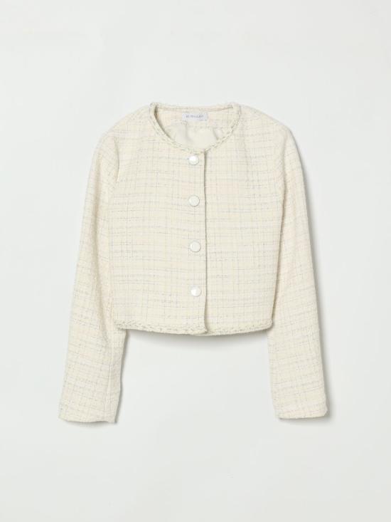 26SS [키즈] 모나리자 캐주얼 자켓 71G1027312 0175 Yellow Cream