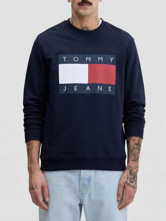 26SS 토미진 긴팔 티셔츠 DM0DM22643 C1G Blue