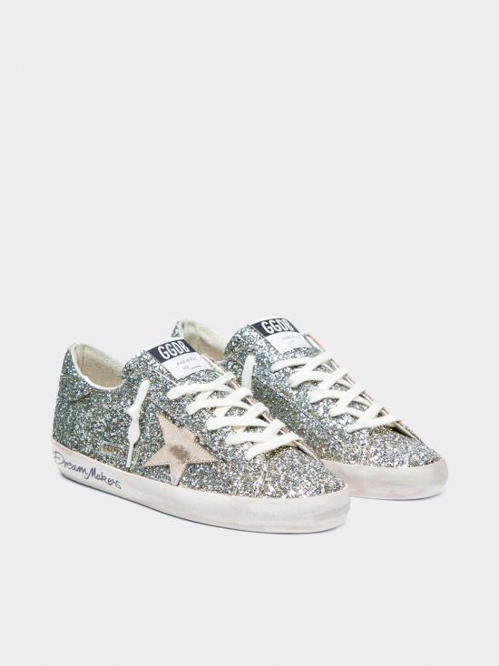 26SS 골든구스 SUPER STAR 슈퍼 스타 클래식 스니커즈 GWF00101F008056 65224 PLATINUM GREEN - GOLDEN GOOSE