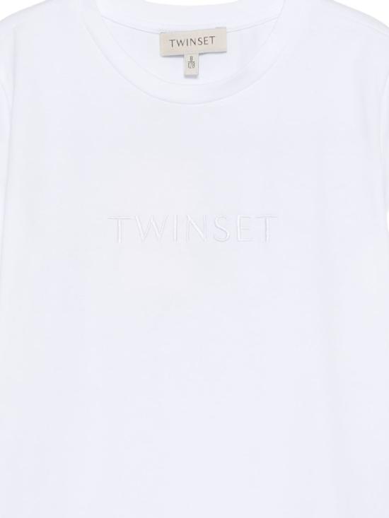 26SS [키즈] 트윈셋 티셔츠 261GJ2252 00526 White - TWINSET