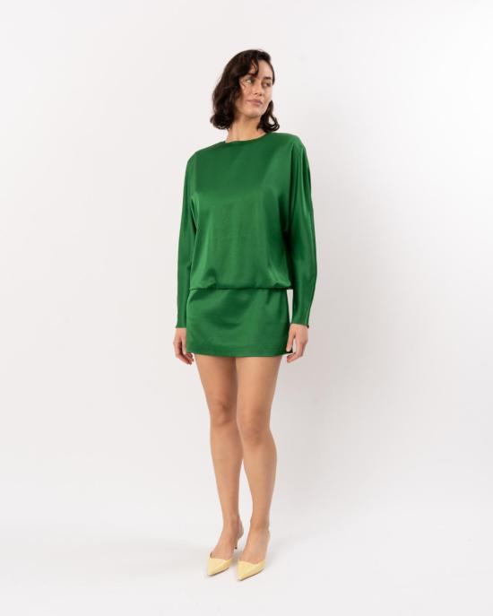  레이첼 길버트 숏 원피스 플로리다 미니 드레스 에메랄드 - RACHEL GILBERT