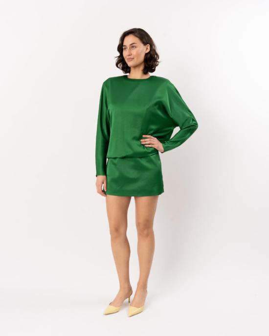  레이첼 길버트 숏 원피스 플로리다 미니 드레스 에메랄드 - RACHEL GILBERT