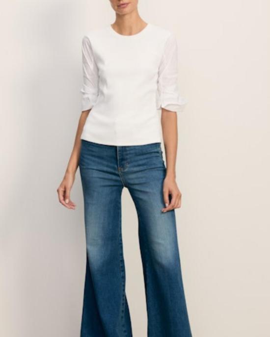  베로니카비어드 블라우스 베로니카 비어드 주니아 탑 화이트