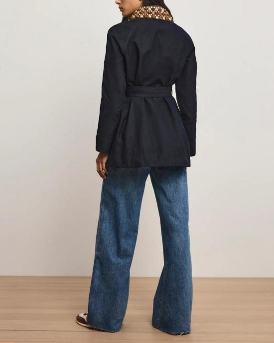  베로니카비어드 트렌치 코트 베로니카 비어드 랭햄 디키 코트 네이비 - VERONICA BEARD