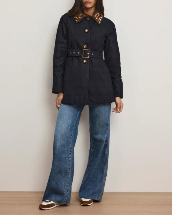  베로니카비어드 트렌치 코트 베로니카 비어드 랭햄 디키 코트 네이비 - VERONICA BEARD