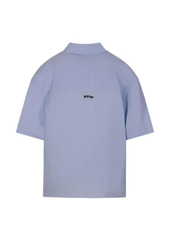 26SS [키즈] 엠에스지엠 셔츠 S6MSJBCS198 050 Clear Blue - MSGM