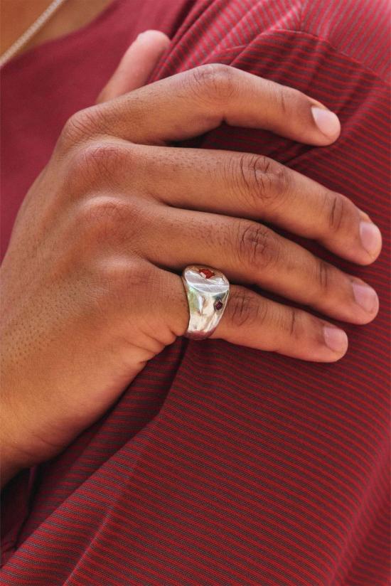  시무에로 반지 Simuero 실버 Sello Norte - SIMUERO