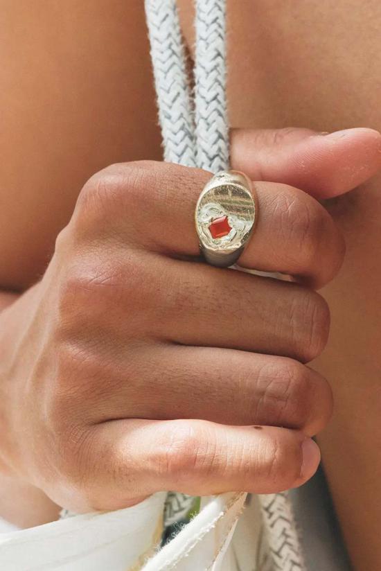  시무에로 반지 Simuero 실버 Sello Norte - SIMUERO