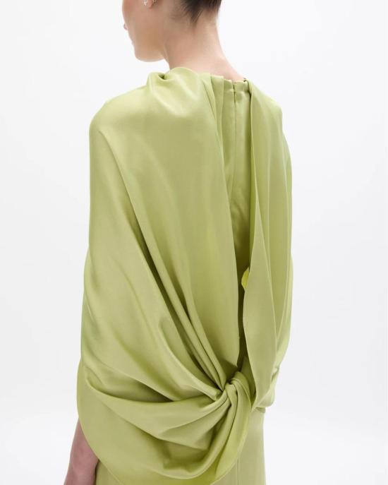  레이첼 길버트 원피스 할리 가운 라임 - RACHEL GILBERT