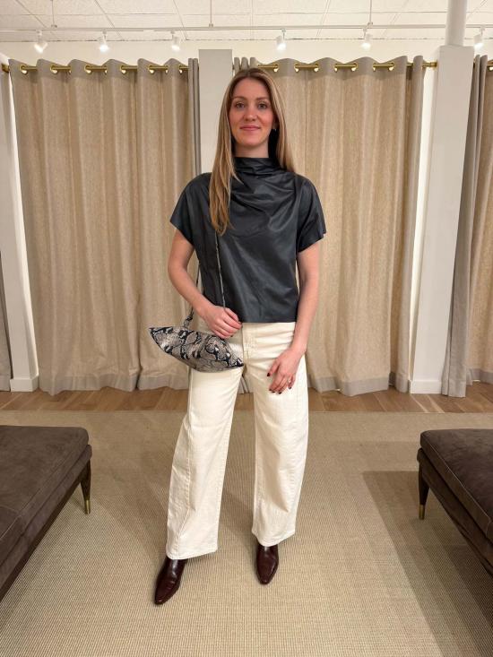  티더블유피 반팔 티셔츠 Twp 모크넥 티셔츠 - TWP