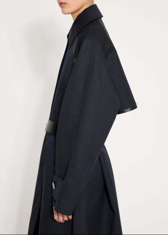  Nackiyé 트렌치 코트 나키예 디스크릿 코트 미드나잇 느와르 - OTHER BRANDS