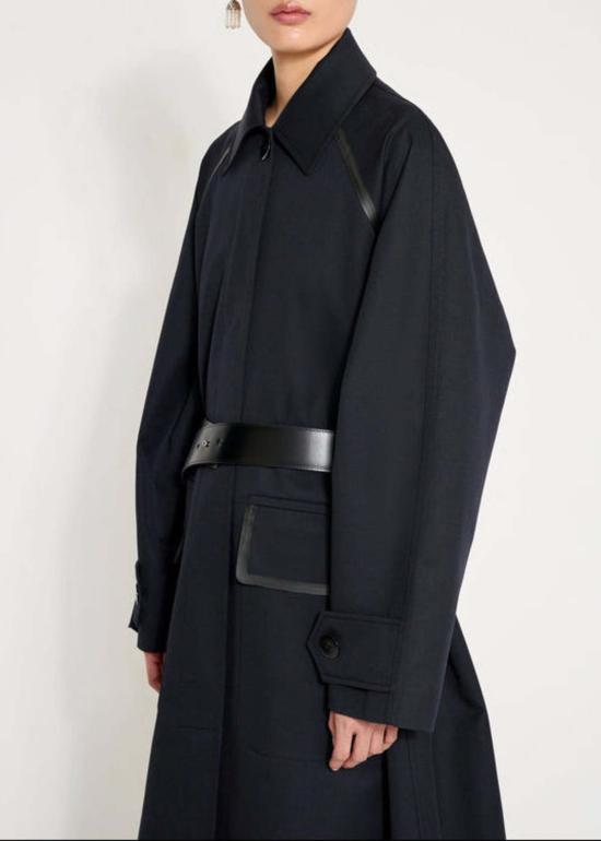  Nackiyé 트렌치 코트 나키예 디스크릿 코트 미드나잇 느와르 - OTHER BRANDS