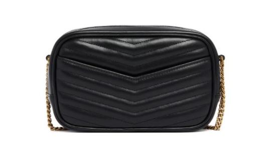 26SS 생로랑 퀼티드 레더 루 미니백 748849DV707 1000 BLACK - SAINT LAURENT