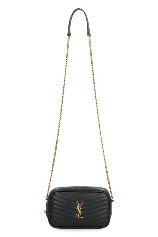 26SS 생로랑 퀼티드 레더 루 미니백 748849DV707 1000 BLACK - SAINT LAURENT