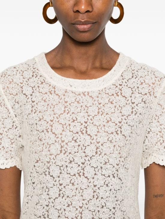 26SS 에르마노 설비노 반팔 티셔츠 D482L338EQV20304 WHITE - ERMANNO SCERVINO