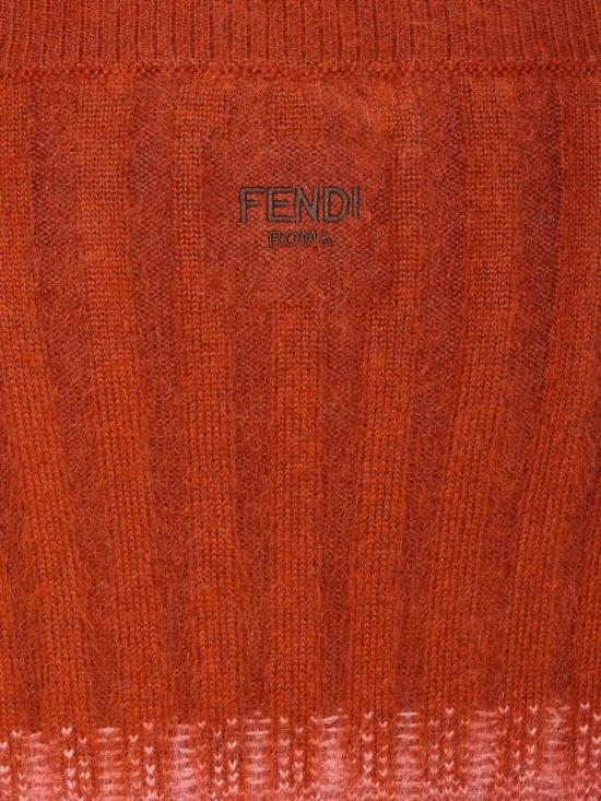 25FW 펜디 미디 스커트 FZQ994AYLTF1TIN RUST BLUSH - FENDI