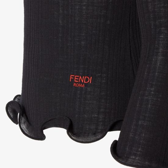 25FW 펜디 반팔 티셔츠 FS9741AVFEF0GME BLACK - FENDI